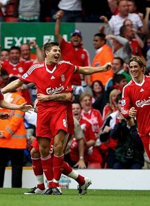 Steven Gerrard Liverpool Middlesbrough Premier League Football