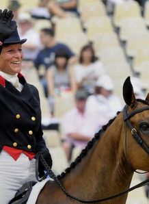 King: Excellent effort in the final dressage section 