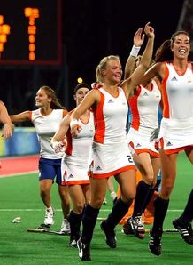 The Netherlands celebrate victory