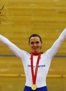 Pendleton: Britain's second female gold medallist at the velodrome