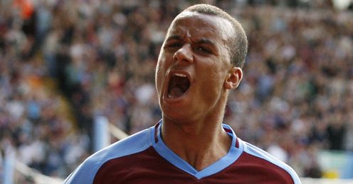 Agbonlahor: hat-trick hero