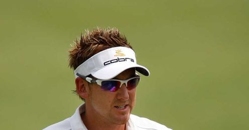 Poulter - in the first group out. Poulter - in the first group out.