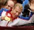 Four-time gold medallist Sir Chris Hoy was honoured with a knighthood for his services to sport
