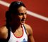 Kelly Sotherton started well in the heptathlon.