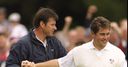 Faldo congratulates the young gun