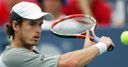 Andy Murray took the first set of his semi-final.