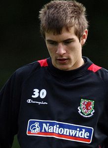 Aaron Ramsey Trains Wales v Romania
