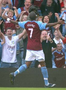 Aston Villa v Sunderland Ashley Young