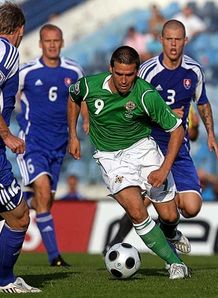 David Healy Slovakia Northern Ireland World Cup Qualifying