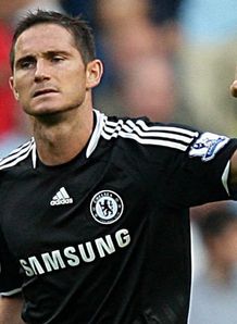 Frank Lampard celeb v Man City