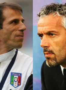 Gianfranco Zola and Roberto Donadoni