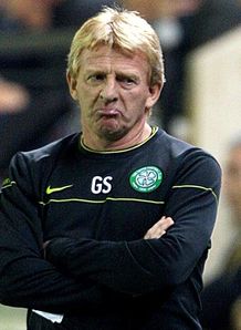 Gordon Strachan Villareal Glasgow Celtic Champions League