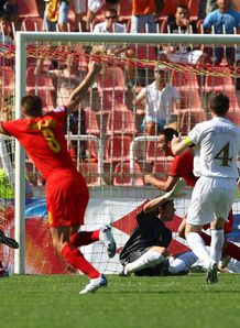 Macedonia goal v Scotland