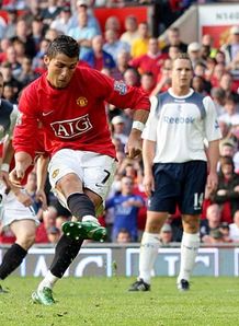 Manchester United v Bolton Cristiano Ronaldo