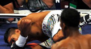 Khan KO'd in one