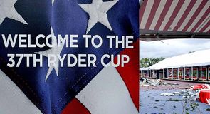 60mph winds hit the Ryder Cup venue just days before tournament begins.