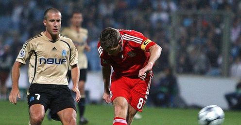 Steven Gerrard Liverpool Champions League PSV