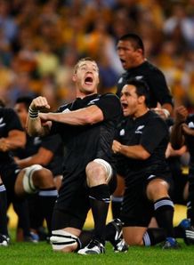 Ali Williams leads haka