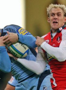 Nicky Robinson Olly Morgan Cardiff Blues v Gloucester Heineken Cup Nicky Robinson Olly Morgan Cardiff Blues v Gloucester Heineken Cup