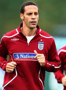 Rio Ferdinand England Training Press Conference World Cup Qualifiers