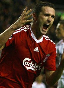 Robbie Keane Liverpool v PSV Eindhoven - UEFA Champions League 1st October 2008
