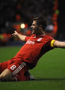 Steven Gerrard Liverpool Champions League PSV