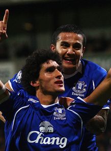 Fellaini seals Toffees success