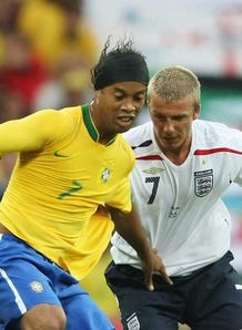 Ronaldinho excited by Becks