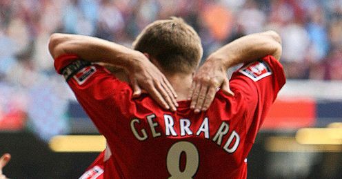 Steven Gerrard Liverpool Champions League PSV