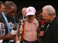 Ricky Hatton gives his reaction after his 11 round TKO win over Paulie Malignaggi.