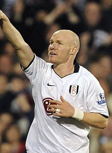 Andrew Johnson celeb Fulham v Spurs