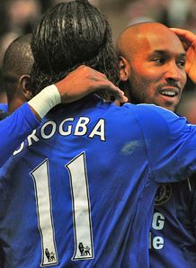 Nicolas Anelka Didier Drogba Chelsea Nicolas Anelka Didier Drogba Chelsea