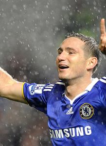 Chelsea v Sunderland Frank Lampard celeb