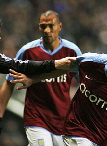 Joey Barton slaps Gabriel Agbonlahor