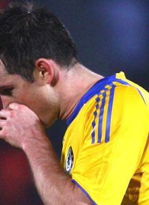 Frank Lampard sent off red card Bordeaux v Chelsea Champions League