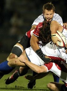 Paul Emerick in action v Japan