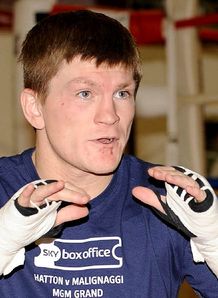 Ricky Hatton Malignaggi Training Sky Box Office