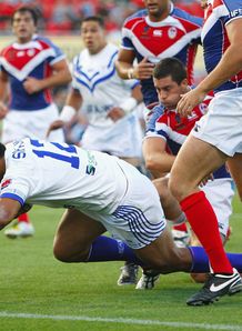 France suffer Samoa mauling France suffer Samoa mauling