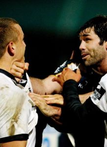 Worcester v Newcastle biffo Worcester v Newcastle biffo
