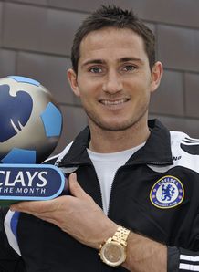 Frank Lampard player of the month Oct 2008
