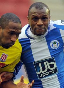 Ricardo Fuller Emmerson Boyce Wigan v Stoke