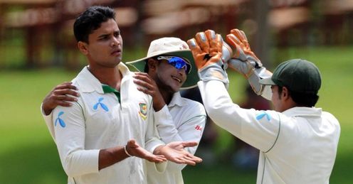SA v B'desh, 1st Test, Day 2