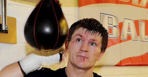 Ricky Hatton training