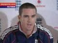 England captain Kevin Pietersen spoke at a news conference at Heathrow before he and his team flew to Abu Dhabi for training ahead of the first Test in Chennai.