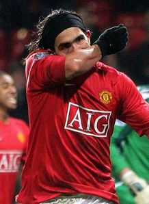 Carlos Tevez Manchester United Blackburn Rovers Carling Cup Quarter Final