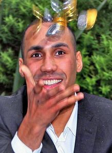 James DeGale throws money in air after turning professional