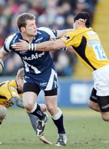 Mark Cueto offload v Wasps Mark Cueto offload v Wasps