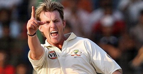 brett lee wallpapers. Brett Lee was shocked to see