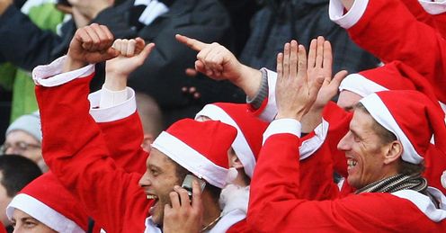 Santas: ever-present