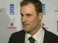 Andrew Strauss faces the media ahead of being named England captain for the upcoming tour of the Caribbean.